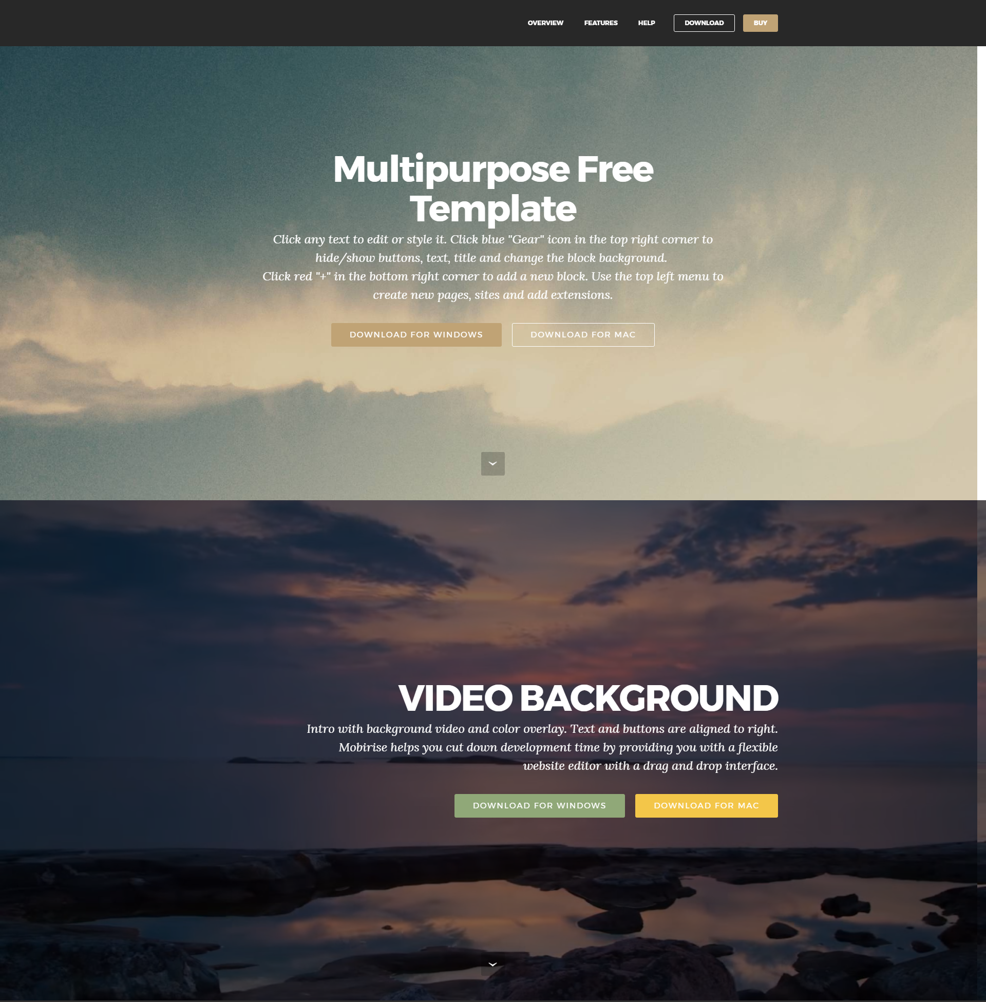 bootstrap photoshop template download