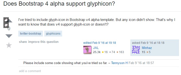 Bootstrap Glyphicons  troubles