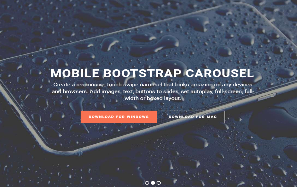 HTML5  Carousel