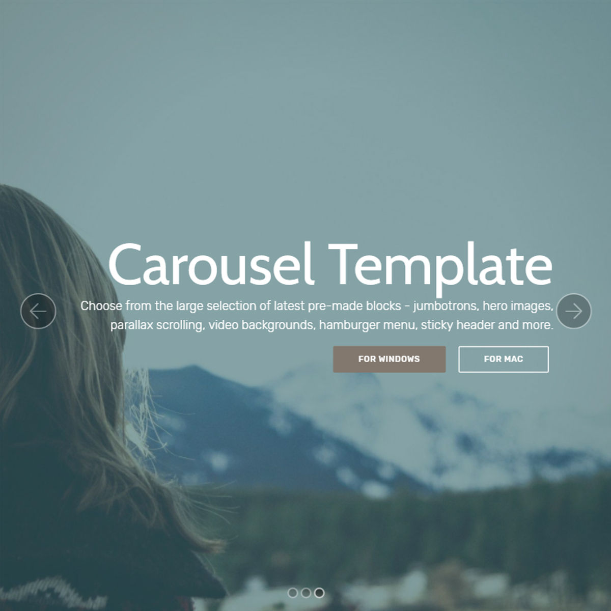Free Download Bootstrap  carousel  Templates