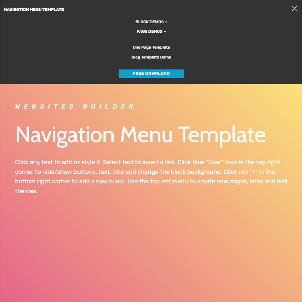 HTML5 Bootstrap  navigation menu  Themes