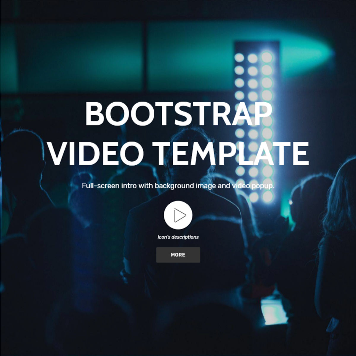 CSS3 Bootstrap  Video  Themes