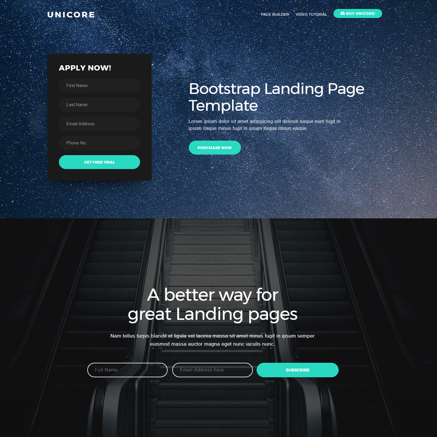 Unicore Bootstrap theme