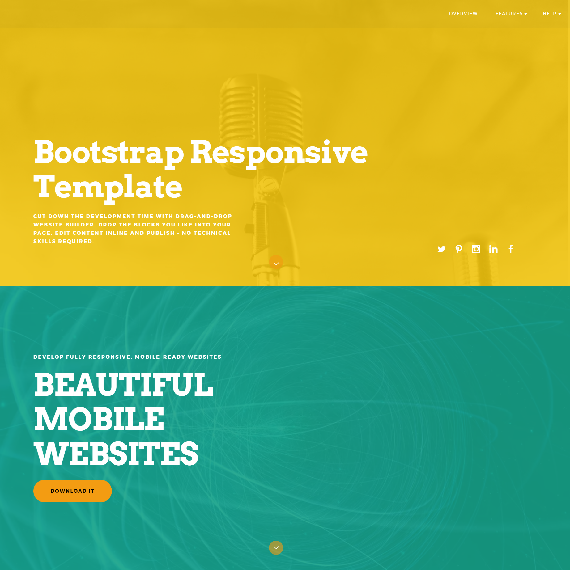 ColorM Bootstrap responsive theme