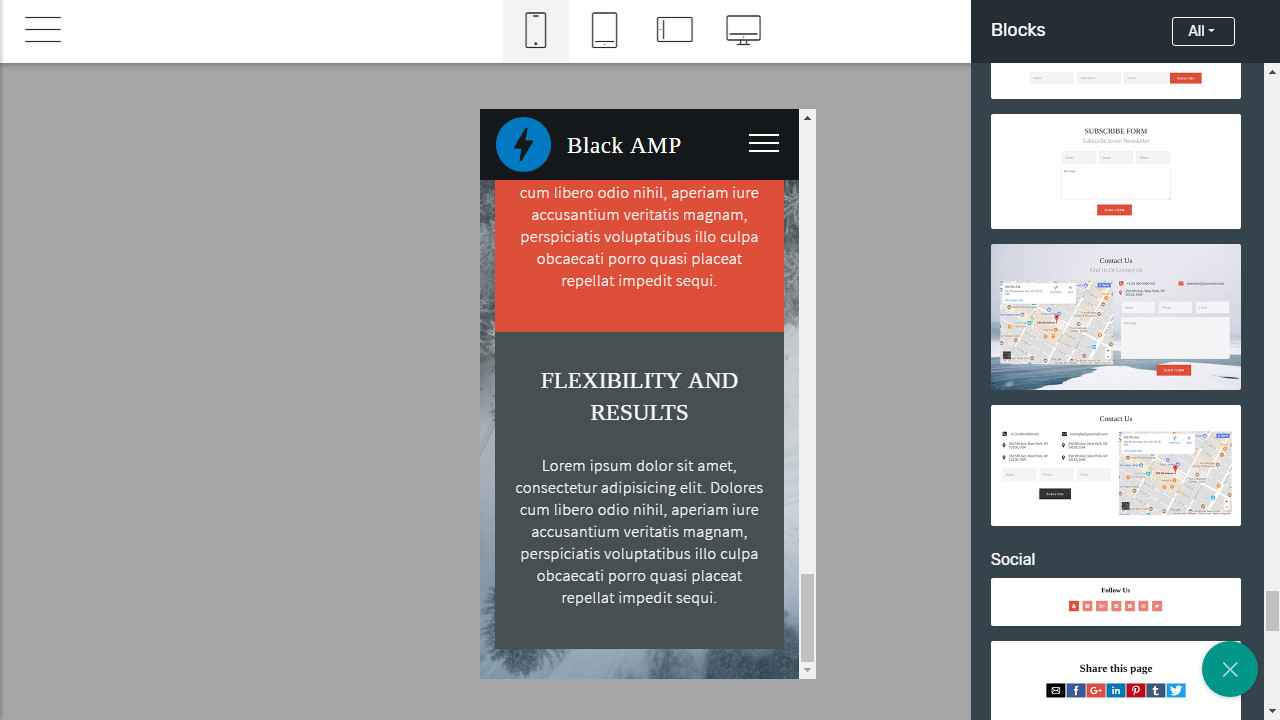 Black AMP Site Template and What You re Up to With It