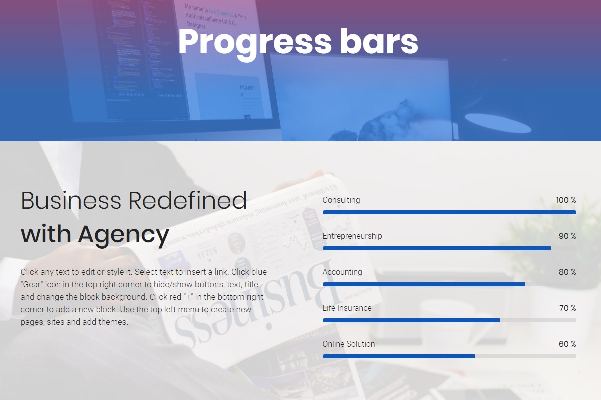 Responsive Progress Bars 