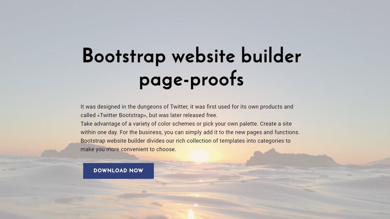 Bootstrap Free Templates