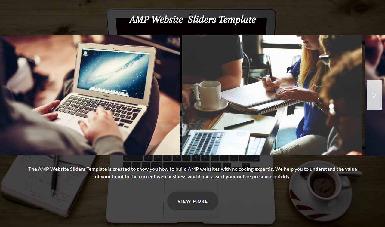 AMP CSS Slider Example