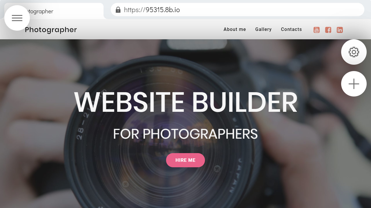 best website builder for photographers